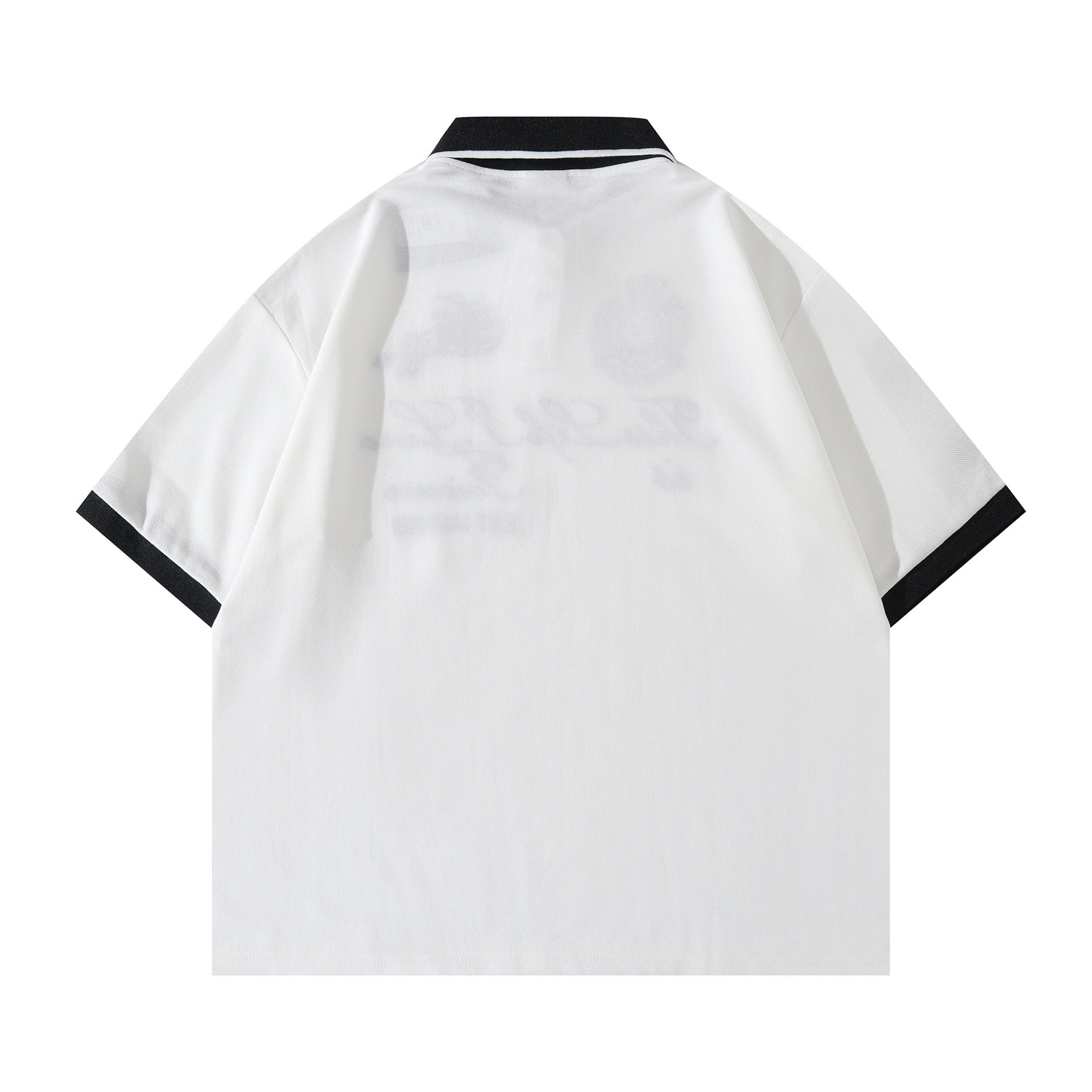 Emblem Embroidered Short Sleeve