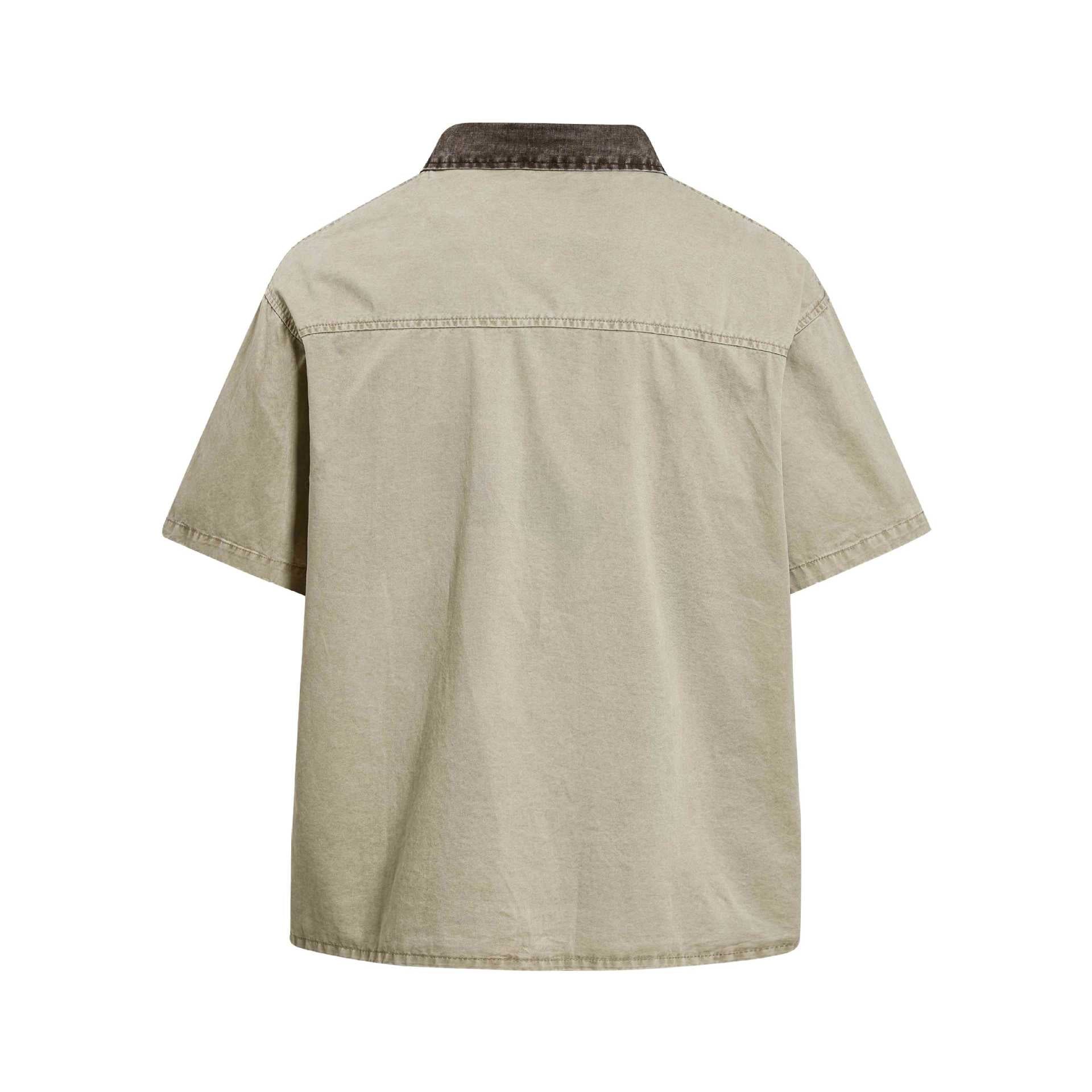 Emblem Embroidered Short Sleeve