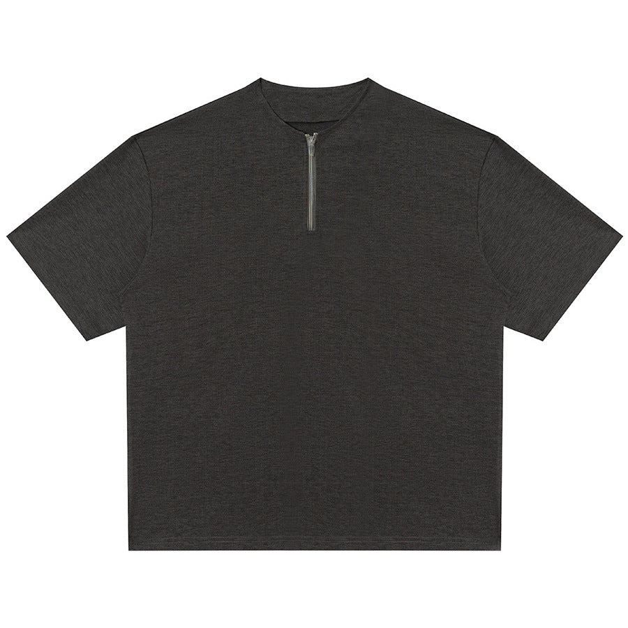 short sleeve henley collar