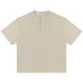 short sleeve henley collar